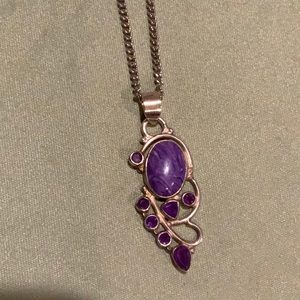 Vintage 1970 Siberian Quartz Necklace